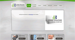 Desktop Screenshot of gunerseracilik.com