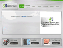 Tablet Screenshot of gunerseracilik.com
